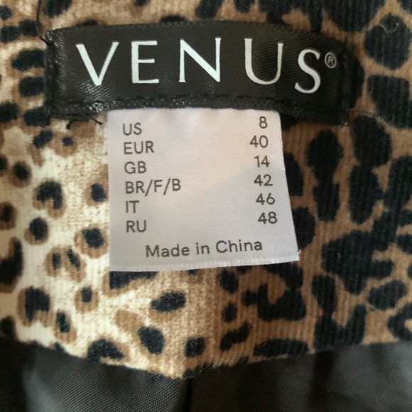 Venus animal print moto jacket! - Picture 7 of 8